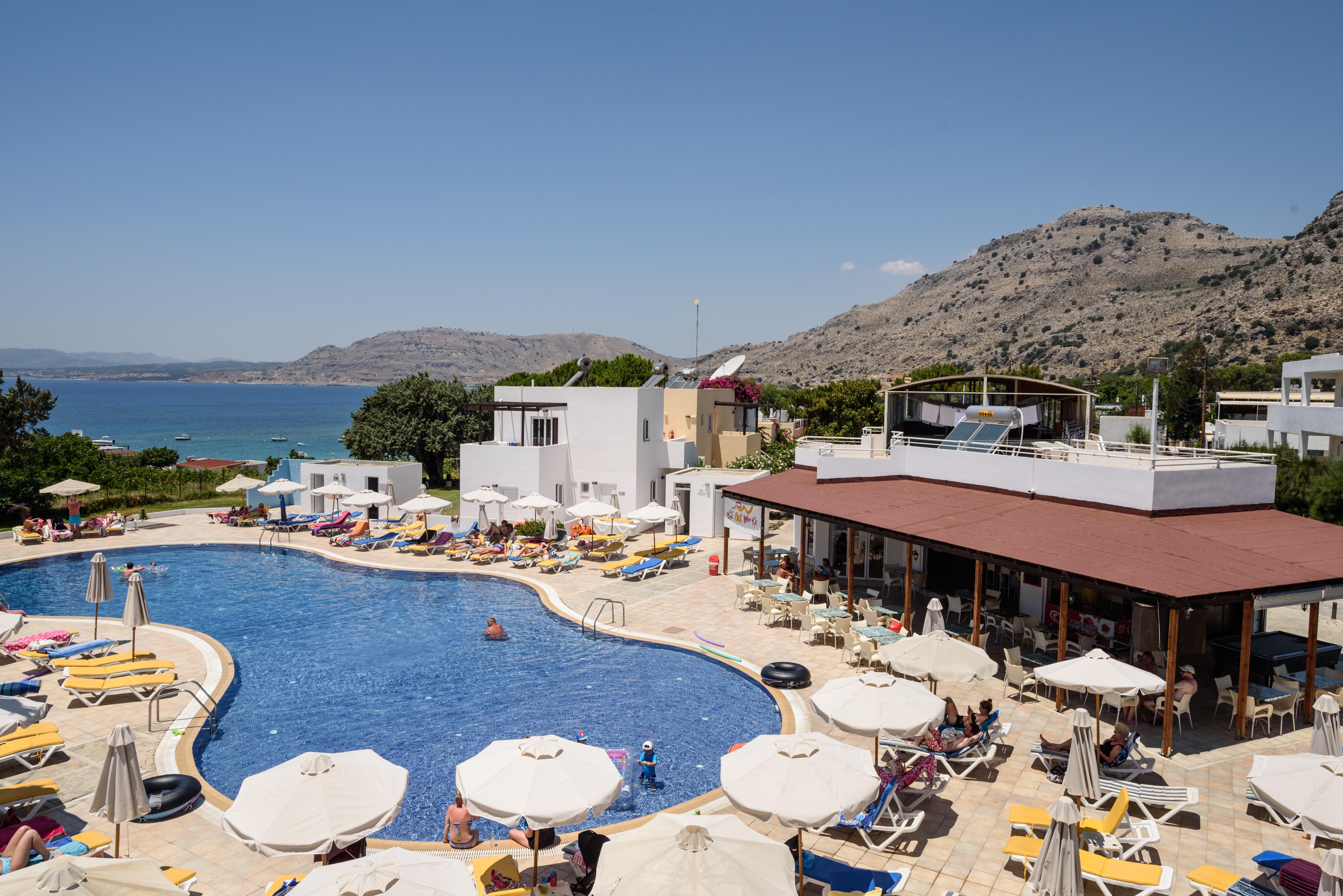 Matina Pefkos Aparthotel Pefki Exterior foto